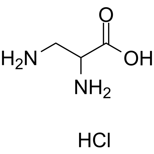 2,3-Diaminopropanoic acid hydrochloride Chemical Structure