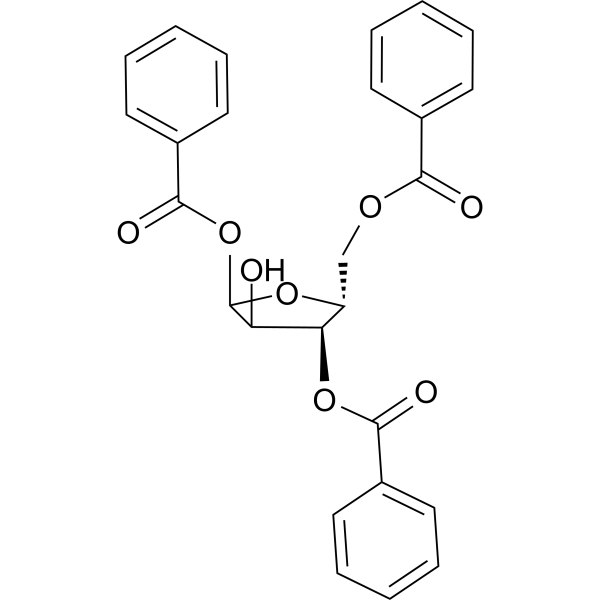 1,3,5-Tri-O-benzoyl-a-D-ribofuranose Chemical Structure