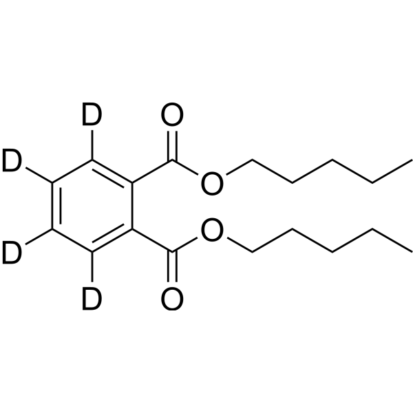 Dipentyl phthalate-3,4,5,6-d<sub>4</sub> Chemical Structure