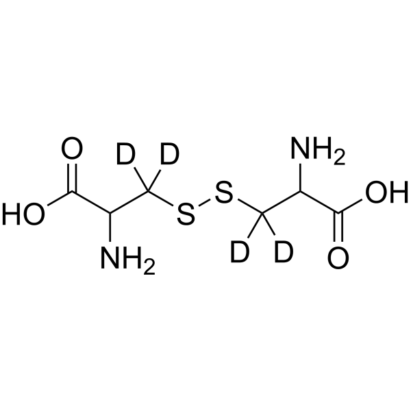 DL-Cystine-d<sub>4</sub> Chemical Structure