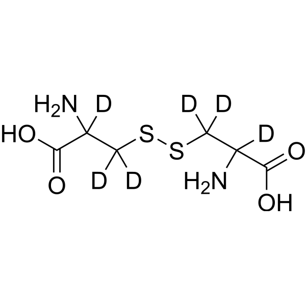 DL-Cystine-d<sub>6</sub> Chemical Structure