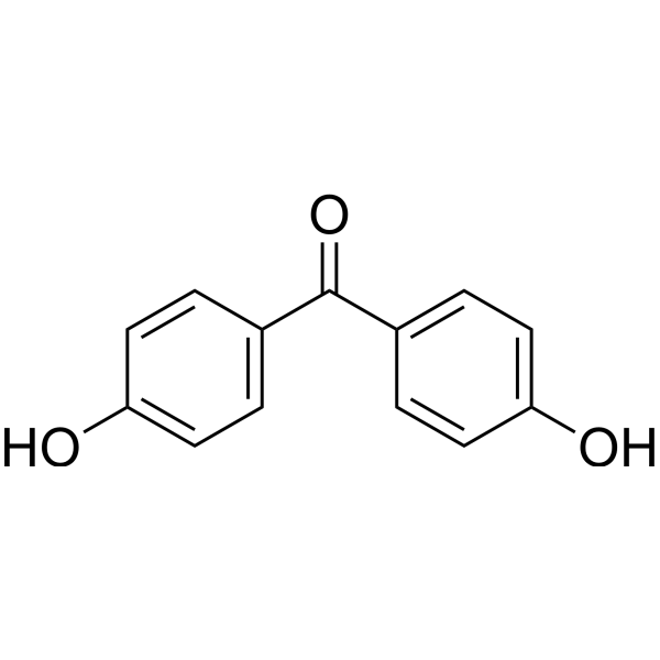 4,4'-Dihydroxybenzophenone Chemical Structure