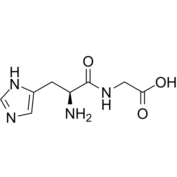 (S)-2-(2-Amino-3-(1H-imidazol-4-yl)propanamido)acetic acid Chemical Structure