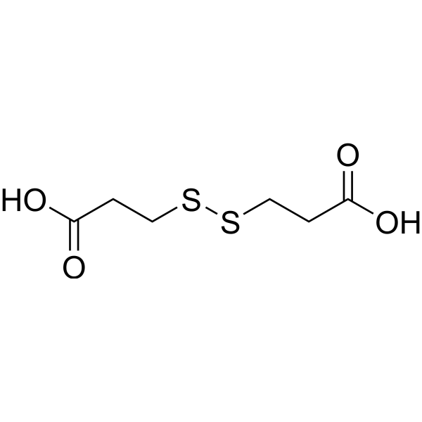 Dithiodipropionic acid Chemical Structure