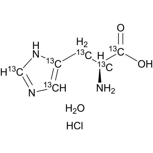 L-Histidine-13<em>C6</em> hydrochloride hydrate