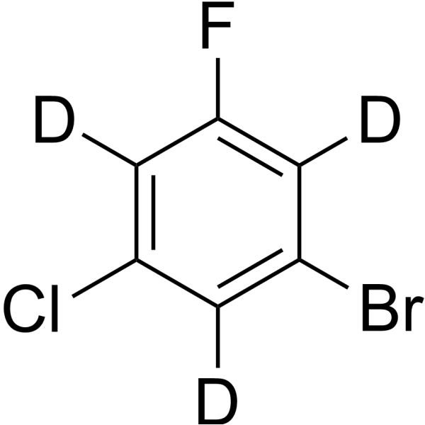 1-Bromo-3-chloro-5-fluorobenzene-d<sub>3</sub> Chemical Structure