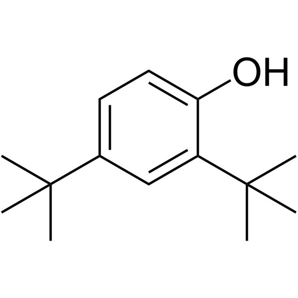 2,4-Di-tert-butylphenol Chemical Structure