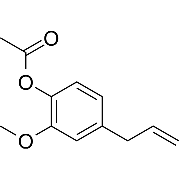 Eugenol acetate Chemical Structure