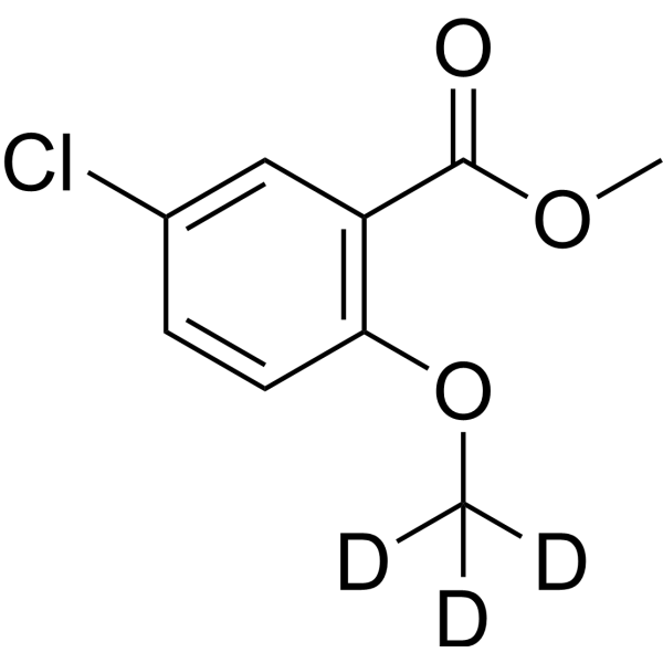 Methyl 5-chloro-2-methoxybenzoate-d<sub>3</sub> Chemical Structure