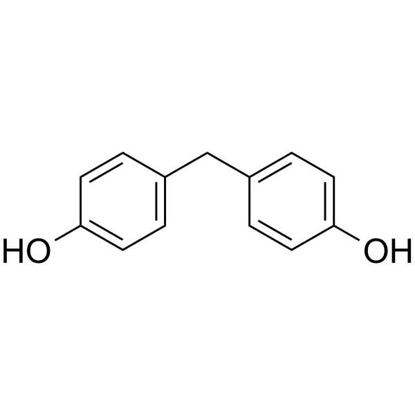 4,4'-Dihydroxydiphenylmethane Chemical Structure