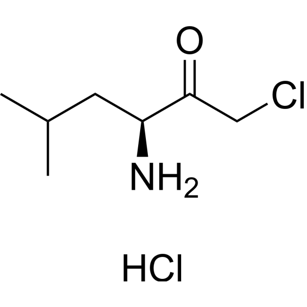 (S)-3-Amino-1-chloro-5-methylhexan-2-one hydrochloride Chemical Structure