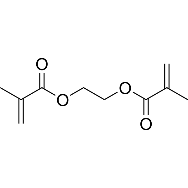 Ethylene glycol dimethacrylate Chemical Structure