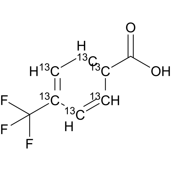 4-(Trifluoromethyl)<em>benzoic</em> acid-13C6