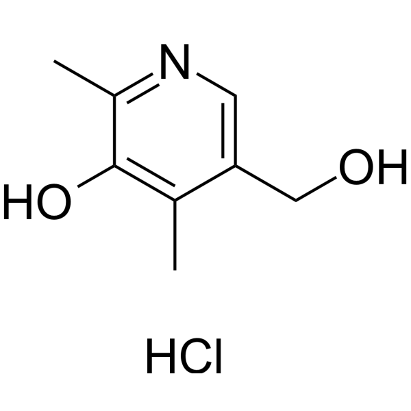 4-Deoxypyridoxine hydrochloride Chemical Structure