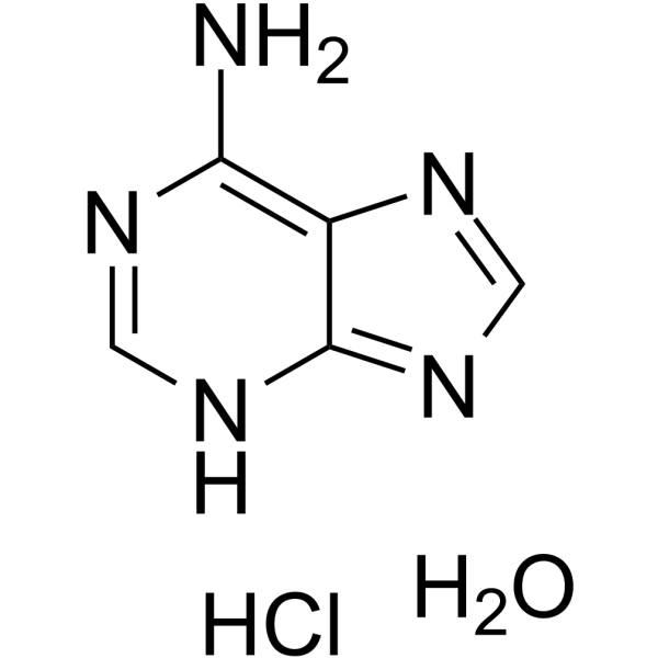 Adenine monohydrochloride hemihydrate Chemical Structure