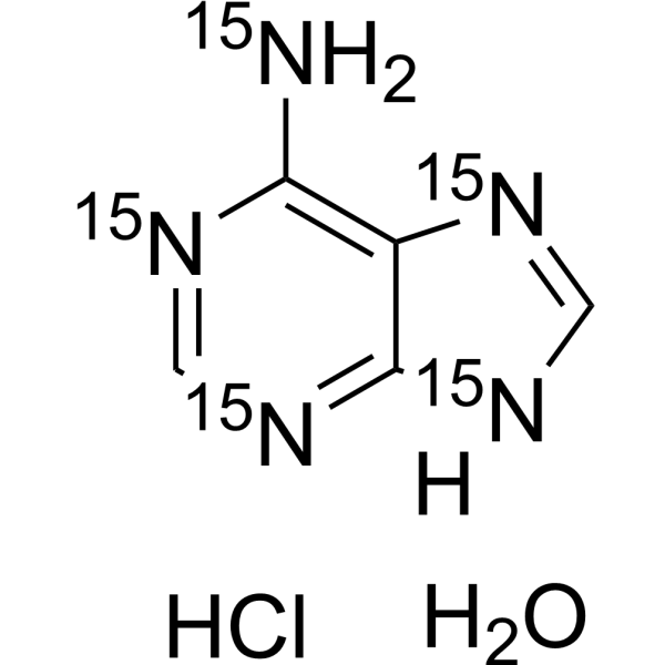 Adenine monohydrochloride hemihydrate-<em>15</em><em>N</em>5