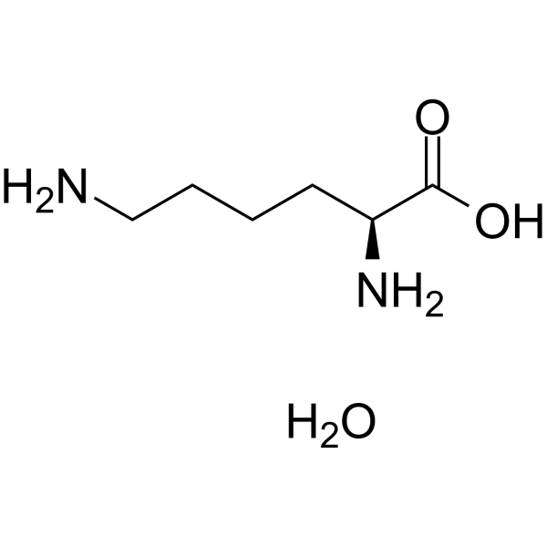 L-Lysine hydrate Chemical Structure