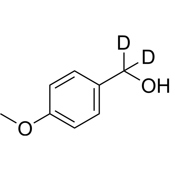 (4-Methoxyphenyl)methanol-d<sub>2</sub> Chemical Structure
