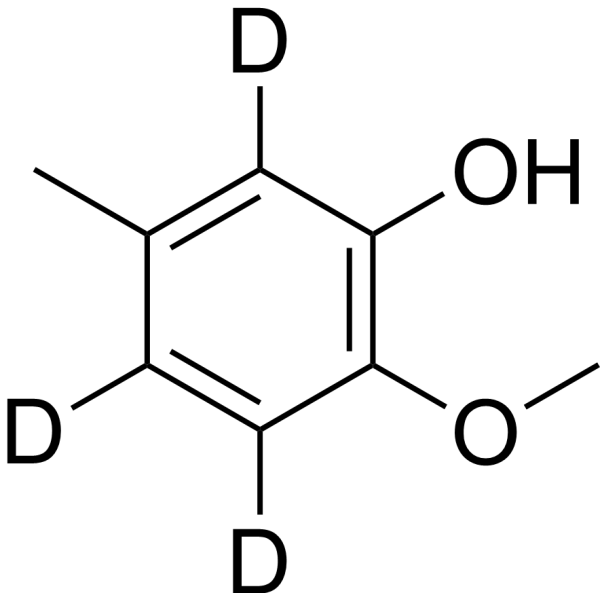 2-Methoxy-<em>5</em>-methylphenol-d3