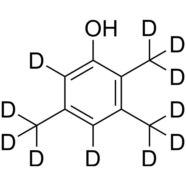 2,3,5-Trimethylphenol-d<sub>11</sub> Chemical Structure