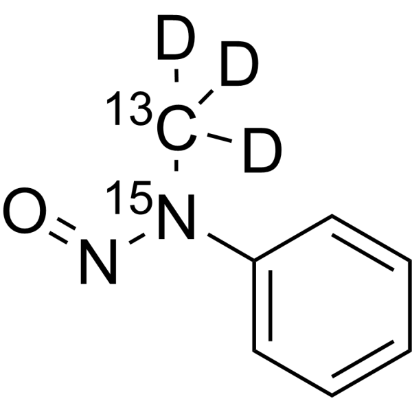 N-Methyl-N-phenylnitrous amide-13<em>C</em>,d3,15N