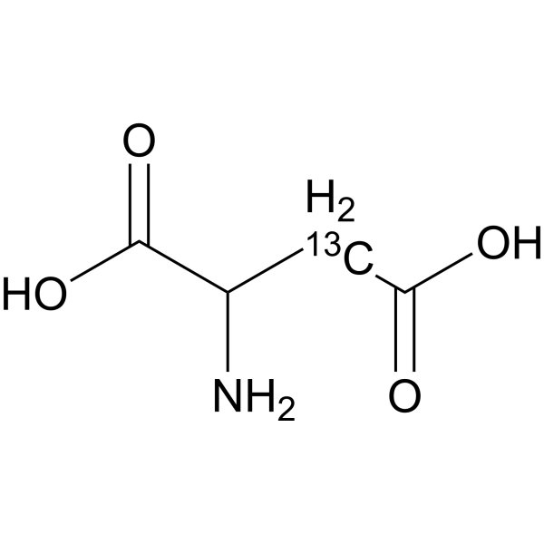 <em>DL-Aspartic</em> acid-3-13C