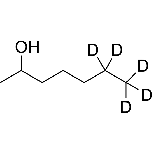 2-Heptanol-d<sub>5</sub> Chemical Structure