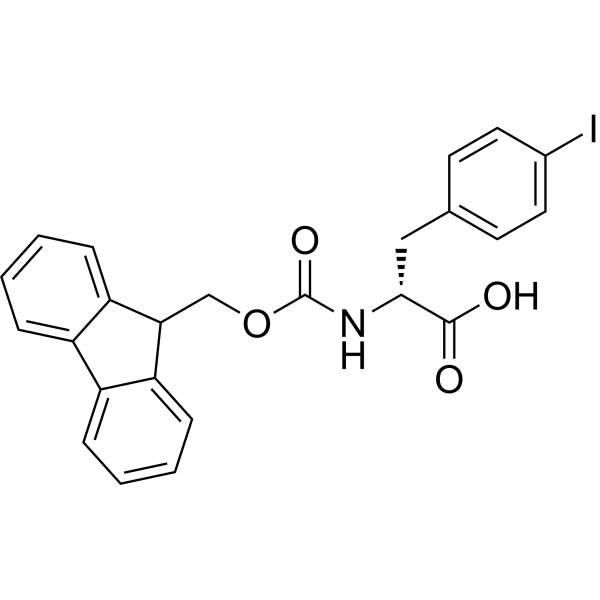 Fmoc-D-Phe(4-I)-OH Chemical Structure