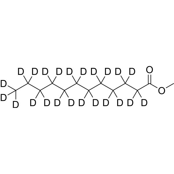 Methyl dodecanoate-d<sub>23</sub> Chemical Structure
