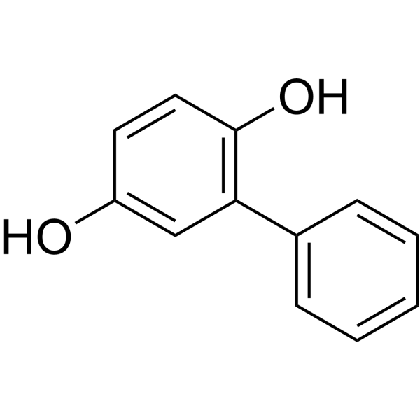 Phenylhydroquinone Chemical Structure