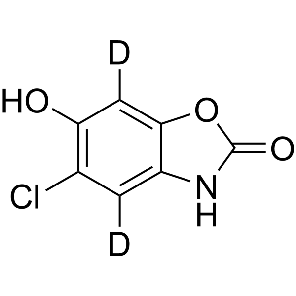 6-Hydroxy Chlorzoxazone-d<sub>2</sub> Chemical Structure