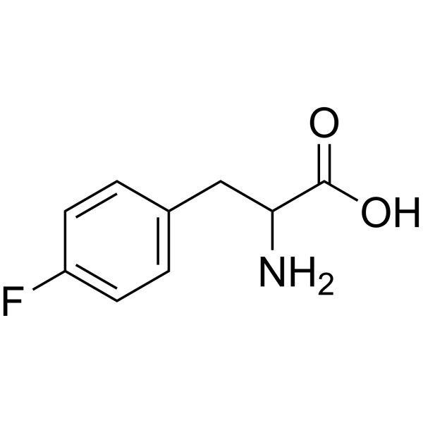 2-Amino-3-(4-fluorophenyl)propanoic acid Chemical Structure