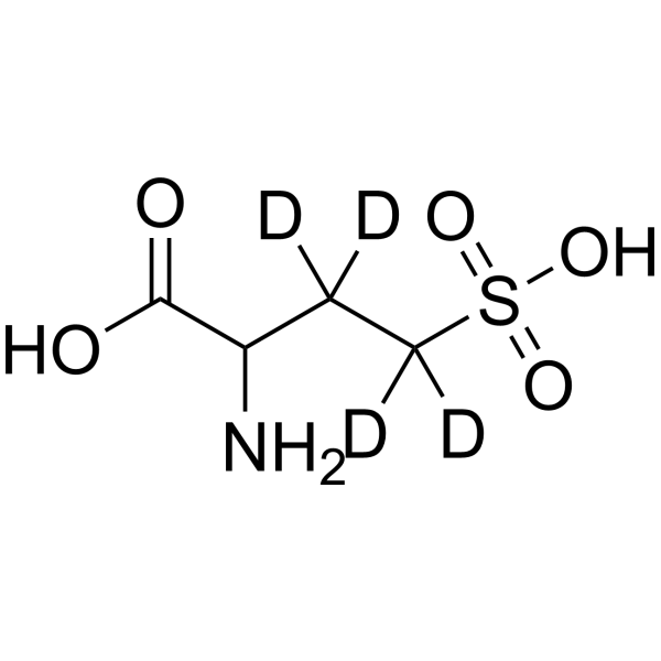 2-Amino-4-sulfobutanoic acid-d<sub>4</sub> Chemical Structure