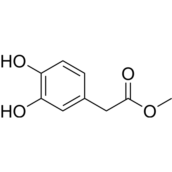 Methyl 3,4-dihydroxyphenylacetate Chemical Structure