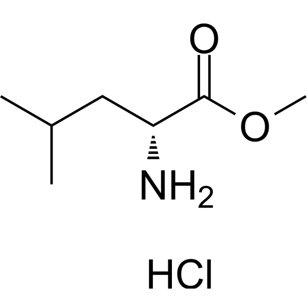 (R)-methyl 2-amino-4-methylpentanoate hydrochloride Chemical Structure