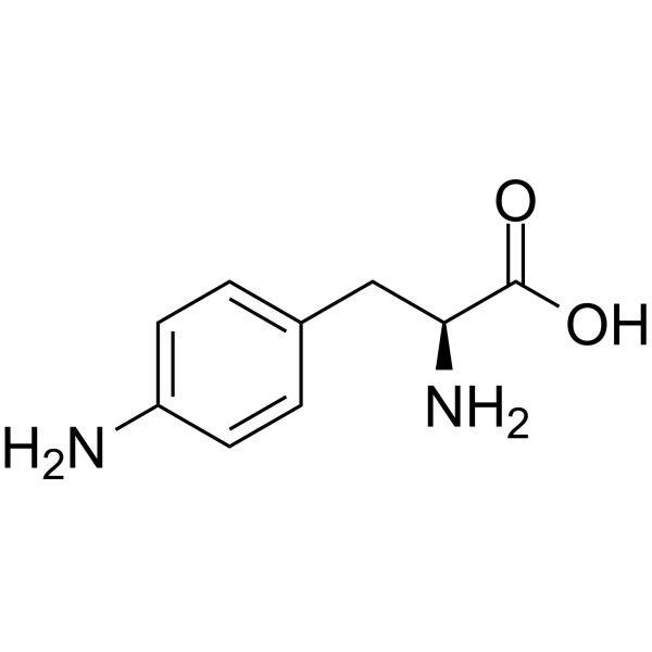 4-Amino-L-phenylalanine Chemical Structure