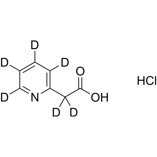 2-(Pyridin-2-yl)acetic acid-d<sub>6</sub> hydrochloride Chemical Structure