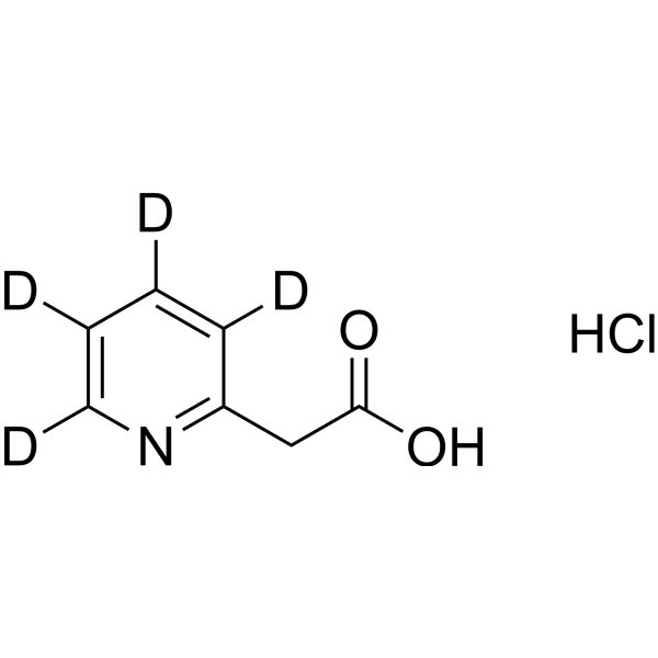 2-(Pyridin-2-yl)acetic acid-d<sub>4</sub> hydrochloride Chemical Structure