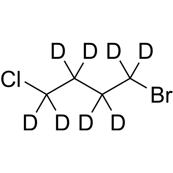 1-Bromo-4-chlorobutane-d<sub>8</sub> Chemical Structure
