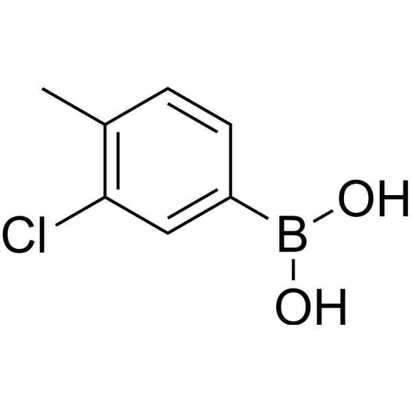 (3-Chloro-4-methylphenyl)boronic acid Chemical Structure