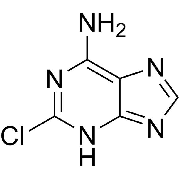 2-Chloroadenine Chemical Structure