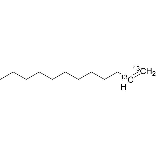 1-Dodecene-1,2-<sup>13</sup>C<sub>2</sub> Chemical Structure