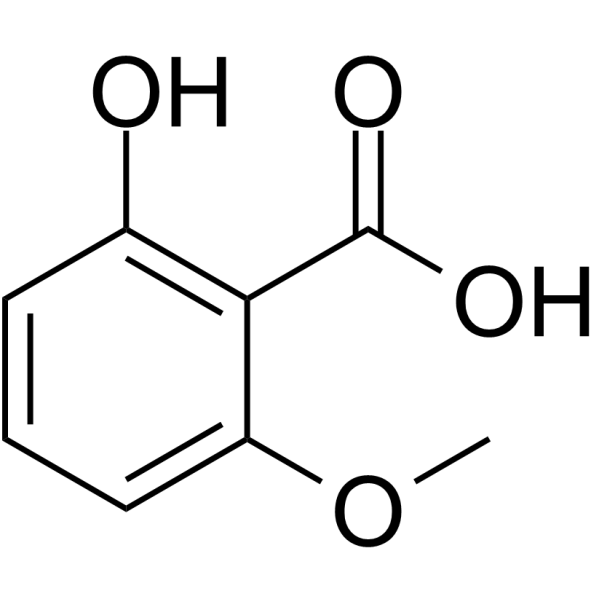 2-Hydroxy-6-methoxybenzoic acid Chemical Structure
