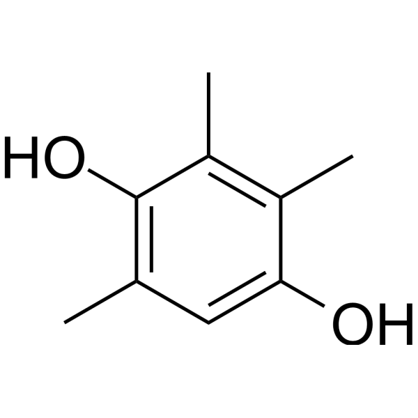 Trimethylhydroquinone Chemical Structure