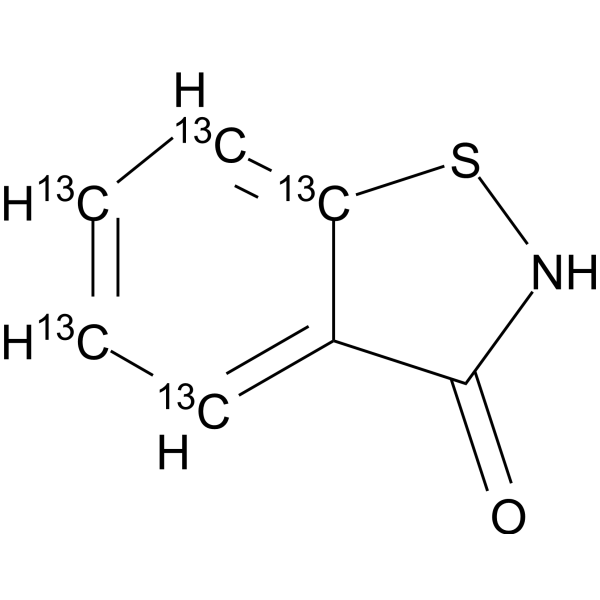 Benzisothiazolinone-<em>13</em>C5