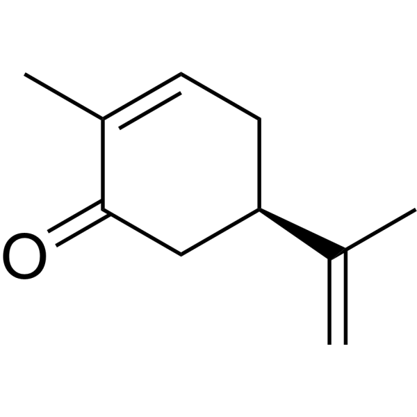 (-)-Carvone Chemical Structure