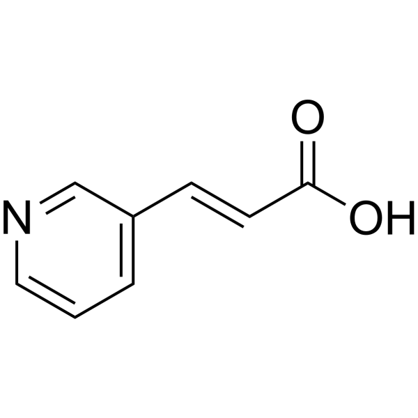 trans-3-(3-Pyridyl)acrylic acid Chemical Structure