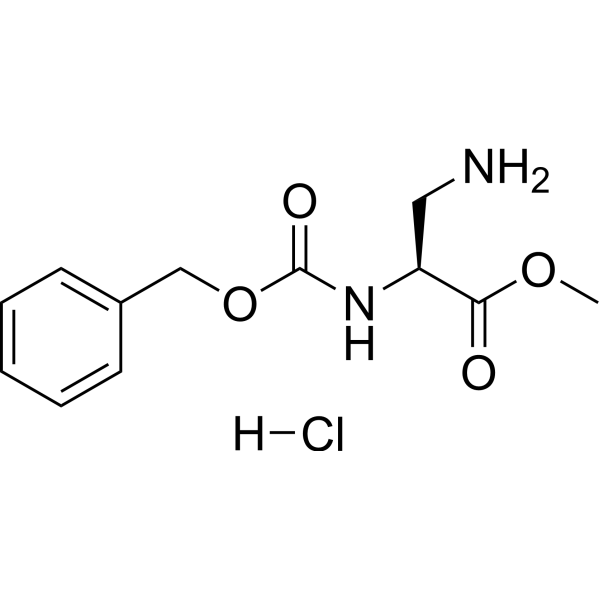 3-Amino-N-(benzyloxycarbonyl)-L-alanine methyl ester hydrochloride Chemical Structure