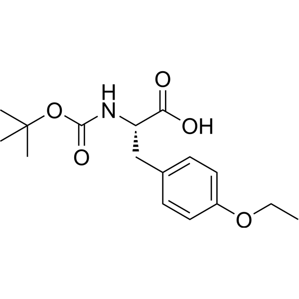 (S)-2-((tert-Butoxycarbonyl)amino)-3-(4-ethoxyphenyl)propanoic acid Chemical Structure