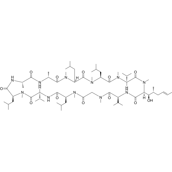 Cyclosporin D Chemical Structure